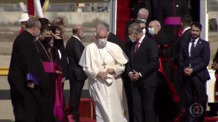 Papa Francisco chega a Bagdá