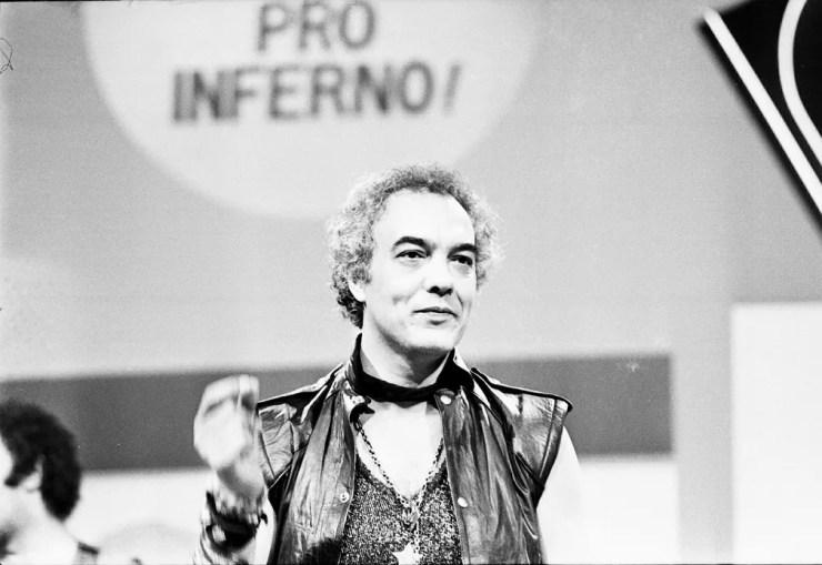 Erasmo Carlos em 1981 — Foto: Acervo Grupo Globo