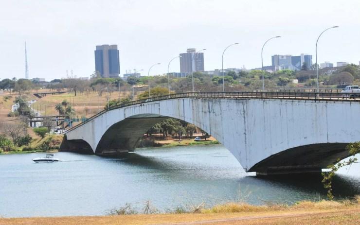 Ponte Honestino Guimarães, em Brasília (Foto: Tony Winston/GDF/Divulgação)