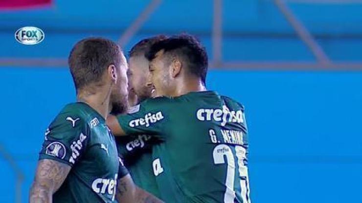 Os gols de Delfín 1 x 3 Palmeiras, pelas oitavas de final da Libertadores