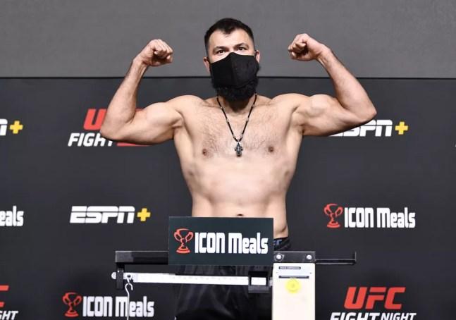 Andrei Arlovski UFC pesagem — Foto: Chris Unger/Zuffa LLC