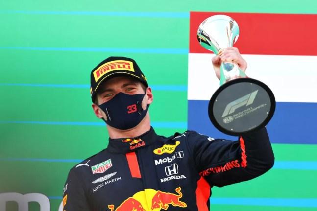 Max Verstappen ficou em segundo lugar no GP da Espanha de 2020 — Foto: Mark Thompson/Getty Images
