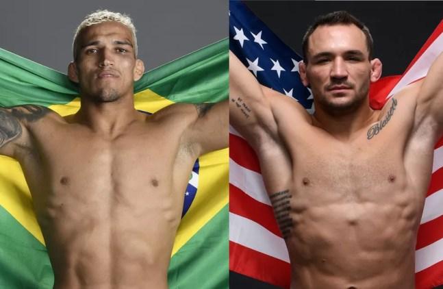 Charles do Bronx e Michael Chandler lideram o UFC 262 — Foto: Reprodução