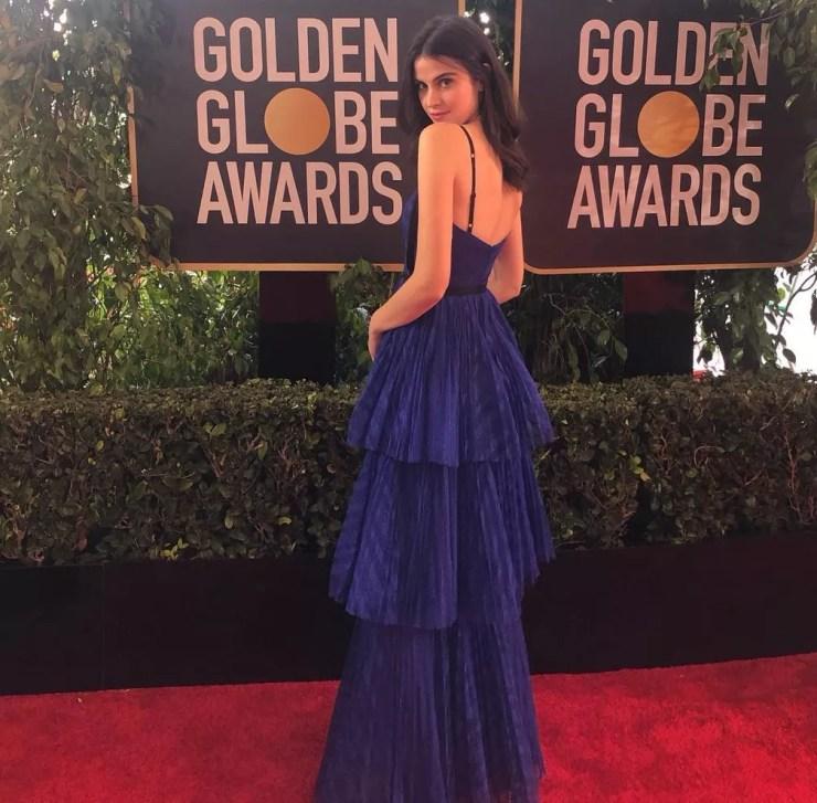 Kelleth Cuthbert no Globo de Ouro 2019 — Foto: Reprodução/Instagram