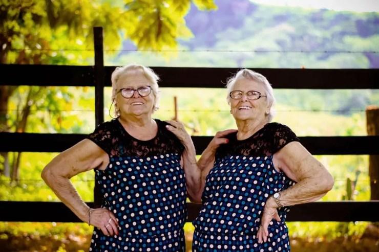 Gêmeas esbanjam alegria em ensaio fotográfico (Foto: Jaqueline Martins | Arquivo Pessoal)