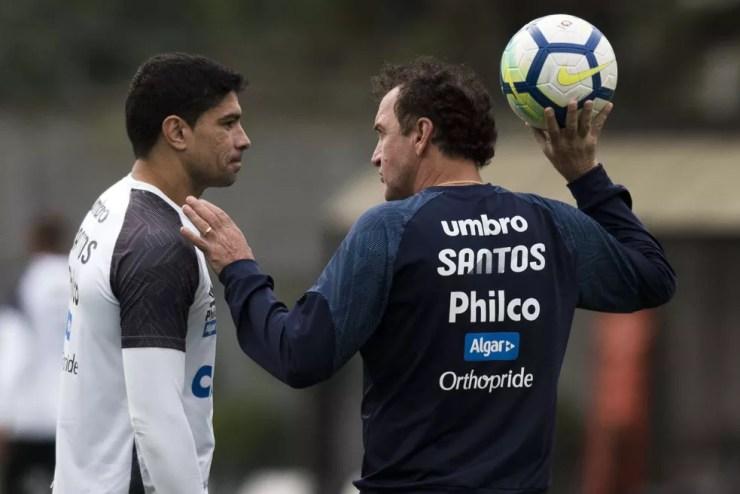 Cuca foi quem indicou Renato para o cargo de executivo de futebol do Santos — Foto: Ivan Storti/Santos FC