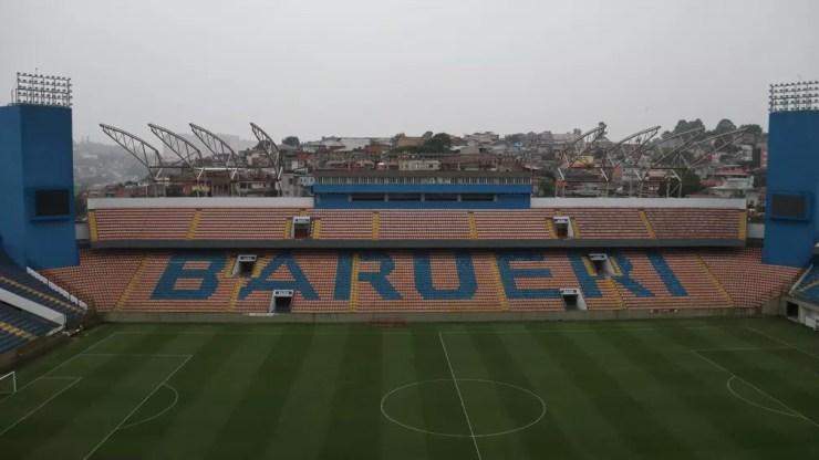 Arena Barueri recebeu clássico entre São Paulo e Corinthians de 2011 — Foto: Guilherme Drovas/Oeste Barueri