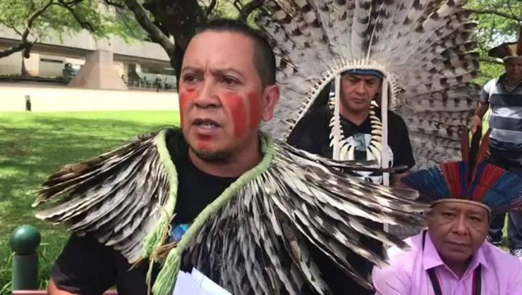 Líder indígena  Kretã Kaingang defende permanência da Funai no Ministério da Justiça