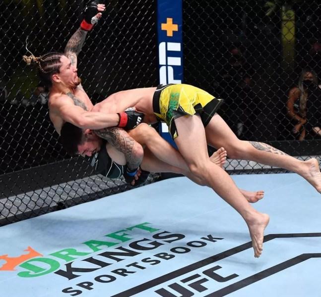 Felipe Cabocão em ação no UFC — Foto: Rede Social/UFC