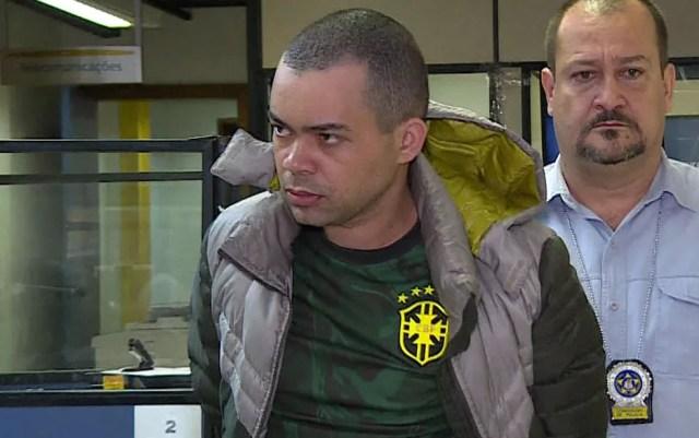 Waldenberg Eugênio de Souza, preso após confessar ter matado o enteado de 13 anos — Foto: Reprodução/TV Globo