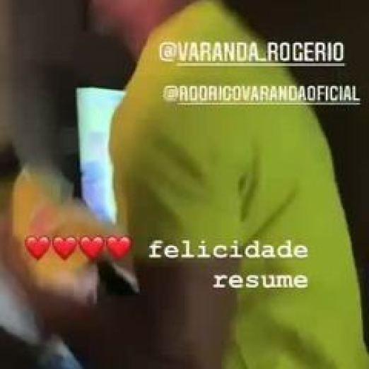Família de Rodrigo Varanda festeja estreia do atacante pelo Corinthians