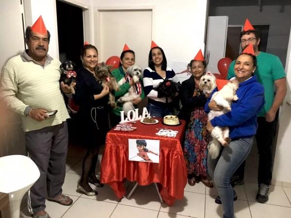 Família de Cynthia se reuniu para comemorar o aniversário de cinco anos de Lola (Foto: Cynthia Oliveira/Arquivo Pessoal)