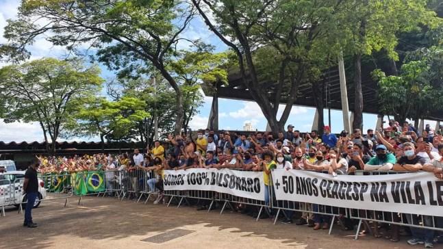 Multidão Bolsonaro — Foto: Marina Pinhoni/G1