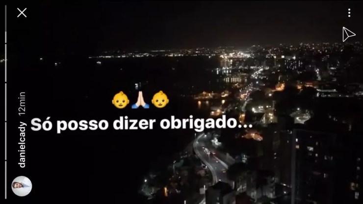 Marido de Ivete faz postagem agradecendo, após cantora confirmar gravidez (Foto: Reprodução/Instagram)