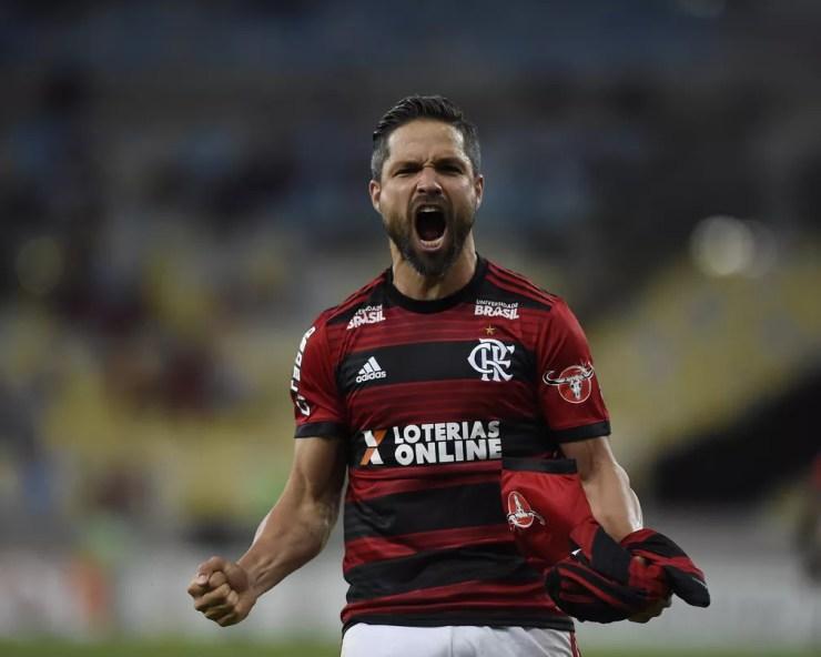Diego defende o Flamengo atualmente — Foto: andré durão