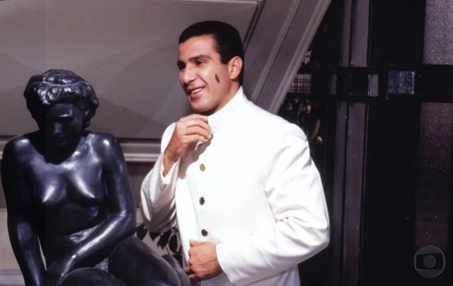 O personagem Giácomo Madureira encantou o público em "Sonho Meu", no ano de 1993 (Foto: Acervo TV Globo)