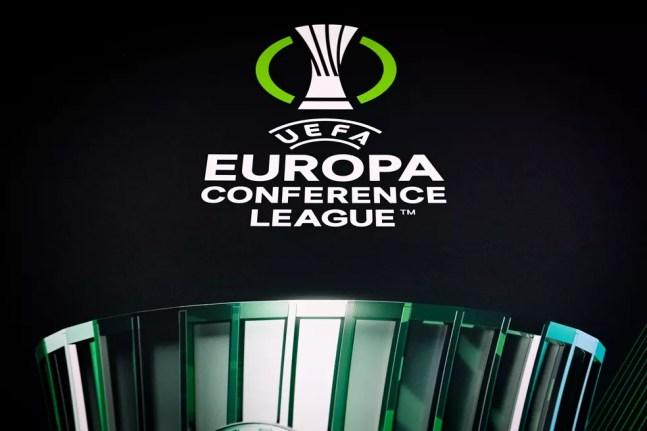 Sorteio dos playoffs para o mata-mata da Europa Conference League — Foto: Getty Images