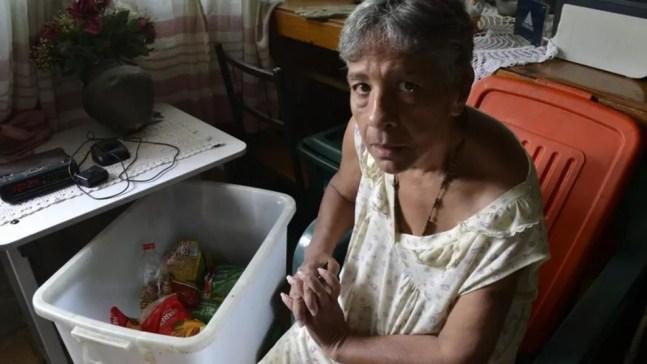 Faz muito tempo que Norma não come carne, frango ou leite — Foto: Oswer Diaz Mireles via BBC