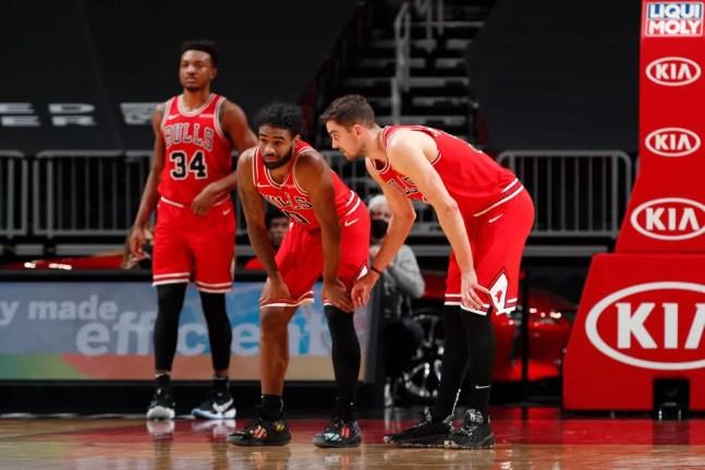 Chicago Bulls foi superado pelo Phoenix Suns  — Foto: Jeff Haynes/NBAE