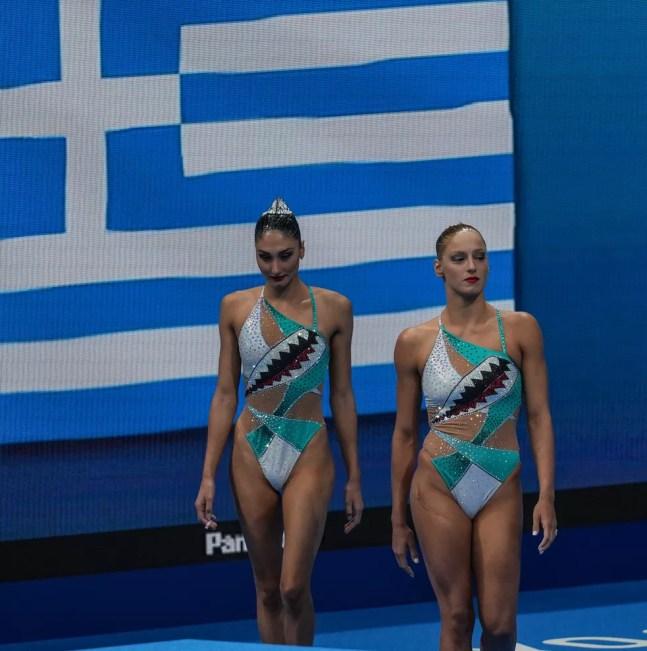 Equipe de nado artístico da Grécia está fora dos Jogos Olímpicos — Foto: Getty Images