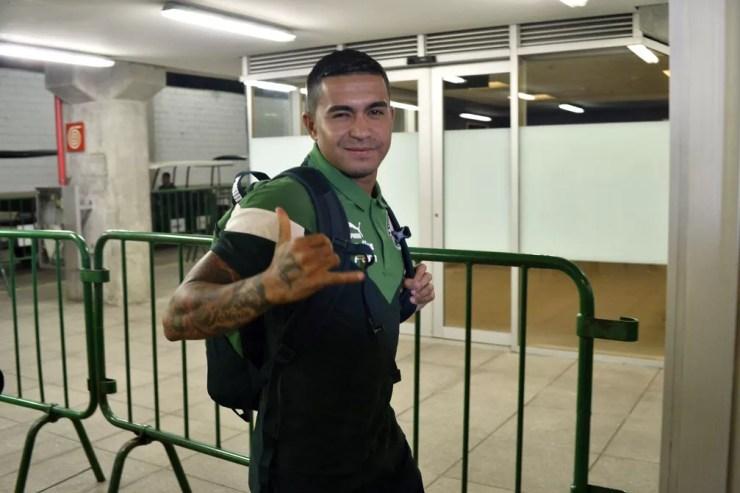 Dudu está emprestado pelo Palmeiras para o Al Duhail, do Catar — Foto: Marcos Ribolli
