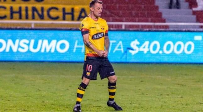 Damián Díaz, destaque do Barcelona de Guayaquil, rival do Santos na Libertadores — Foto: Divulgação/Barcelona de Guayaquil