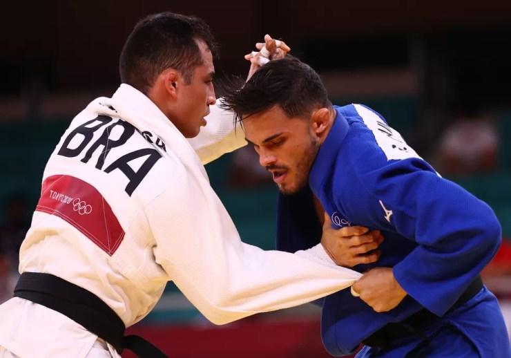 Eduardo Barbosa judo olimpíadas de toquio — Foto: Reuters