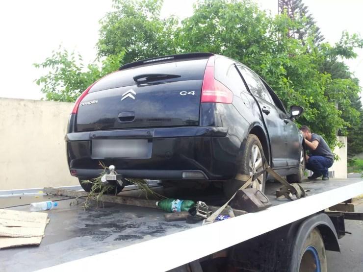 Carro furtado em Tatuí também foi recuperado  (Foto: Guarda Municipal/Divulgação)
