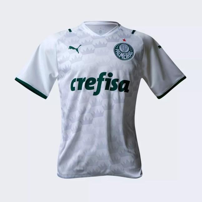 Camisa branca do Palmeiras versão 2021 — Foto: Divulgação