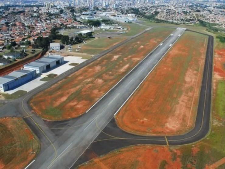 Aeroporto de Sorocaba fica na zona norte da cidade (Foto: Zaqueu Proença/PMS)
