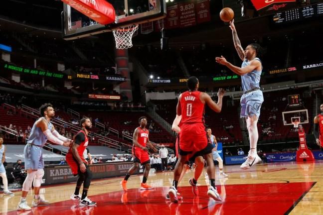 Memphis Grizzlies bateu o Houston Rockets — Foto: Troy Fields/NBAE
