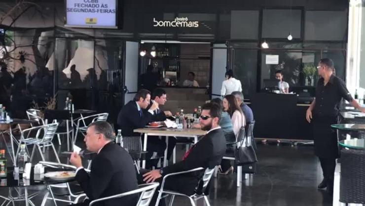 Moro almoçou com delegados da PF no Centro Cultural Banco do Brasil, em Brasília
