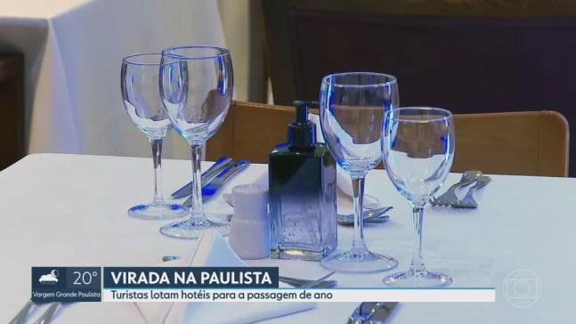 Com festa cancelada, hotéis da Paulista planejam ceias caprichadas e música ao vivo para a virada do ano — Foto: TV Globo