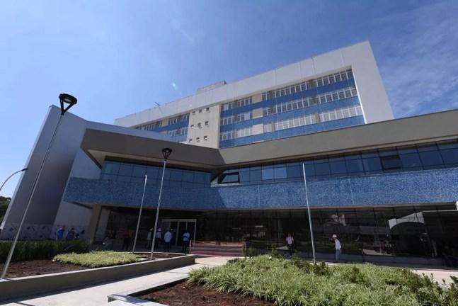 O Hospital Municipal da Brasilândia, na Zona Norte de SP, que trata exclusivamente de pacientes com Covid-19. — Foto: Divulgação/PMSP