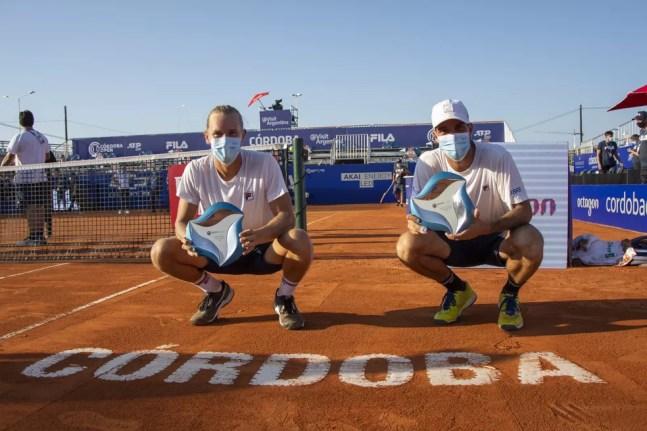 Rafael Matos e Felipe Meligeni já venceram o ATP de Córdoba — Foto: Reprodução/Twitter