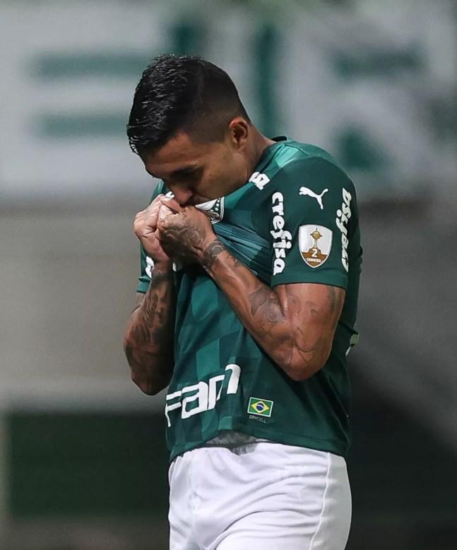 Palmeiras 3 x 0 São Paulo: Dudu — Foto: Cesar Greco/Palmeiras