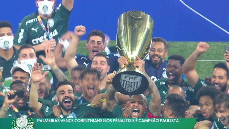 Relembre: nos pênaltis, Palmeiras vence Corinthians e é campeão paulista