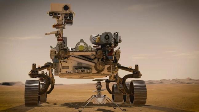 O Perseverance, o novo robô que a Nasa enviou a Marte  — Foto: Nasa
