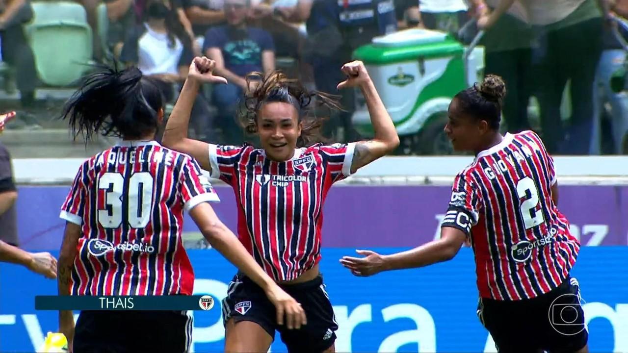Os gols de Santos 2 x 3 São Paulo pela final do Brasil Ladies Cup