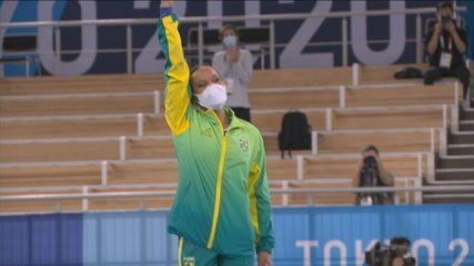 Rebeca Andrade será porta-bandeira do Brasil no encerramento dos Jogos de Tóquio