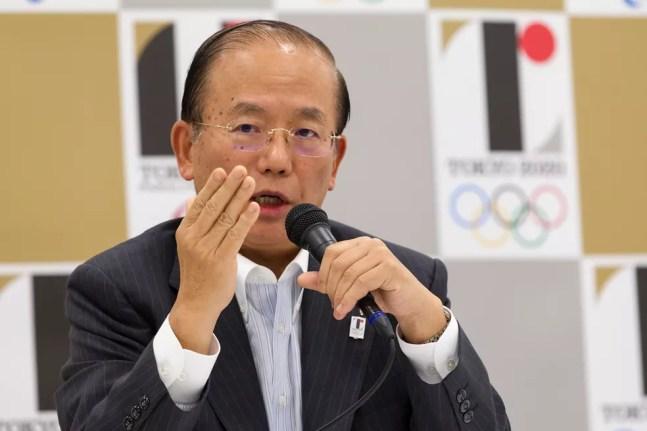 Toshiro Muto chefe-executivo Comitê Tóquio 2020 — Foto: Christopher Jue/Getty Images