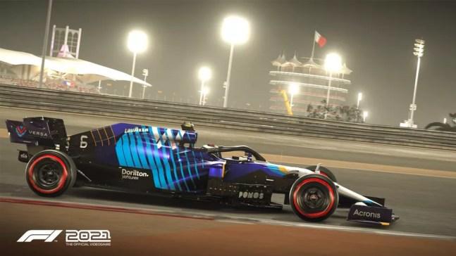 F1 2021: carro da Williams no GP do Bahrein — Foto: Divulgação