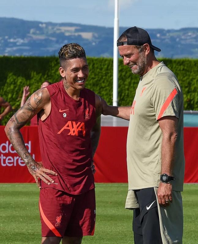 Roberto Firmino trabalha com Jürgen Klopp no Liverpool desde 2015 — Foto: Getty Images