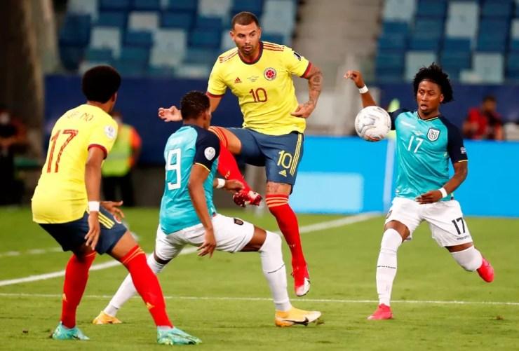 Equador foi derrotado na primeira rodada da Copa América — Foto: Divulgação/Conmebol