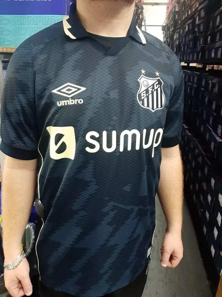 Nova camisa 3 do Santos — Foto: Reprodução / Twitter