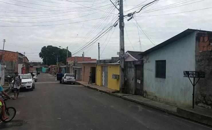 Bebê foi morto na casa da família no bairo São José 3, na Zona Leste da cidade. (Foto: Ive Rylo/G1 AM)