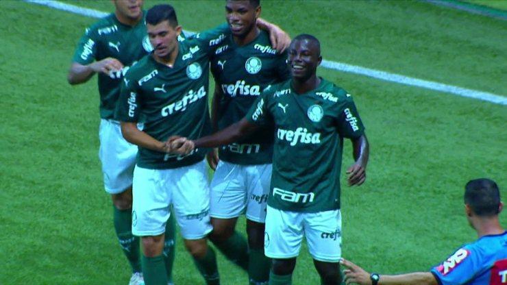 Os gols de Palmeiras 8 x 0 Presidente Médici pela primeira fase da Copa do Brasil sub-20