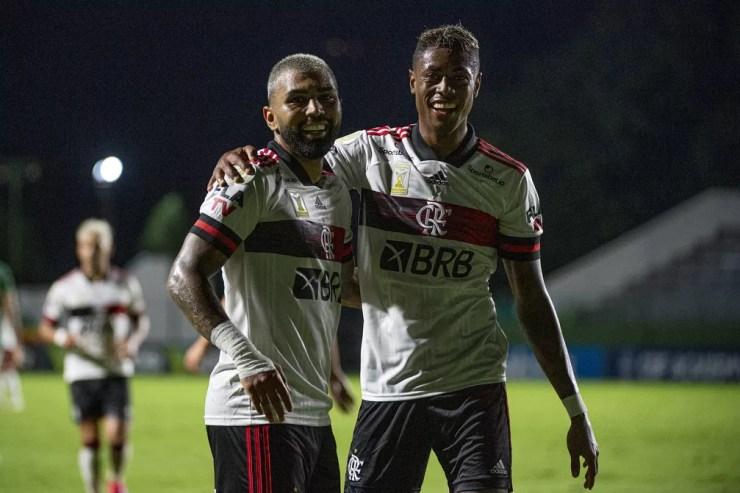 Flamengo vem de boa vitória sobre o Goiás: hora de engrenar — Foto: Alexandre Vidal / Flamengo