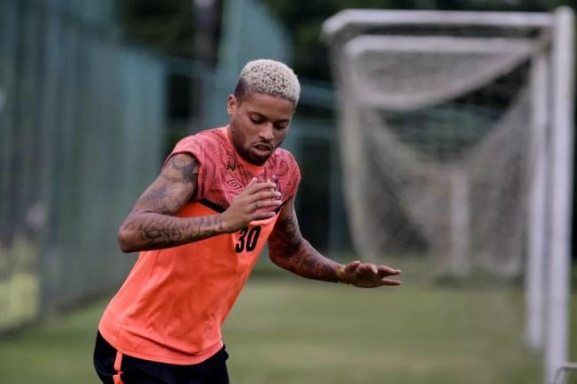 André em treino pelo Sport — Foto: Anderson Stevens / Sport Club do Recife