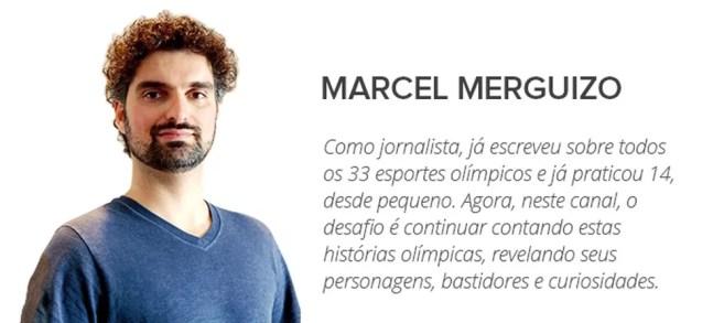 Blog Olímpico Marcel Merguizo — Foto: Reprodução